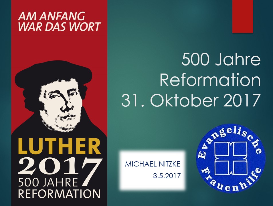 500 Jahre Reformation